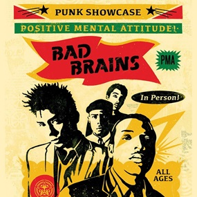 Bad Brains Punk Showcase (Rasta) by Shepard Fairey