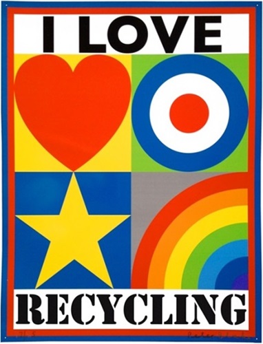 I Love Recycling  by Peter Blake
