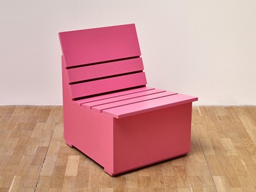 Sunny Chair For Whitechapel (Pink) by Mary Heilmann