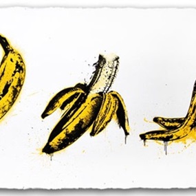 Banana Split (White) by Mr Brainwash