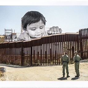 Giants, Kikito And The Border Patrol, Tecate, Mexico - USA, 2017 by JR