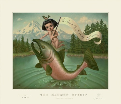 The Salmon Spirit  by Marion Peck