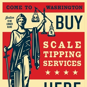 Scale Tipping by Shepard Fairey