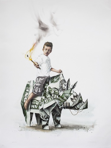 Splash And Burn (First Edition) by Ernest Zacharevic
