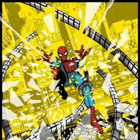 Spider-Man vs Doctor Octopus (Foil Variant) by Raid71