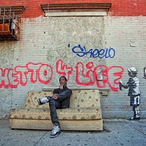 Banksy Wall In NY (Ghetto 4 Life) (First Edition) by Martha Cooper