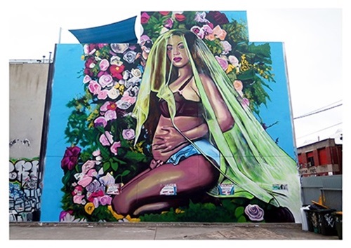Beyonce Mural  by Lushsux