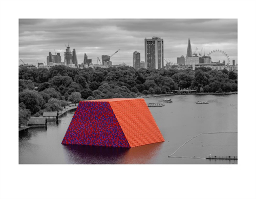 The London Mastaba, 2018  by Christo and Jeanne-Claude