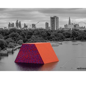 The London Mastaba, 2018 by Christo and Jeanne-Claude
