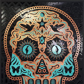 Yaqui Day of the Dead (Copper and Turquoise) by Ernesto Yerena
