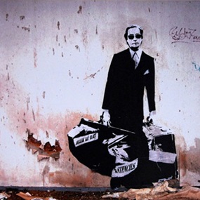 Getting Through The Walls by Blek Le Rat