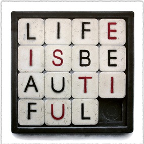 Life Is A Puzzle by Mr Brainwash