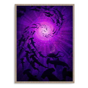 Rising Hammerheads (Mikomoto (Purple)) by Marko Manev