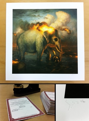 The Baptism  by Martin Wittfooth