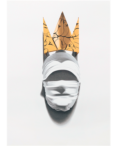Shirt Mask X Golden Paper Crown SOW01  by Nuno Viegas