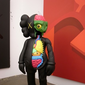 4 Foot Dissected Companion (Black) by Kaws