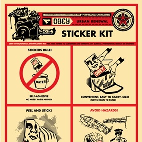Sticker Kit Print by Shepard Fairey
