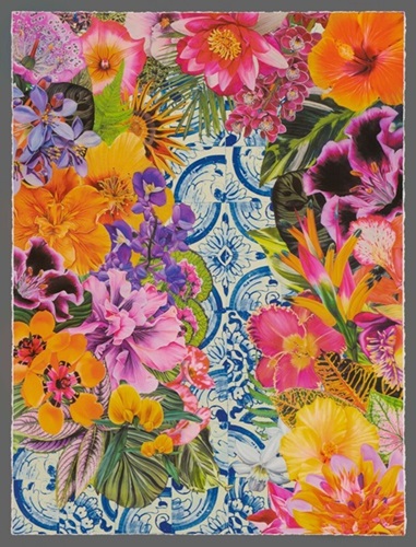 Gild The Lily (Caribbean Azulejo)  by Carlos Rolon