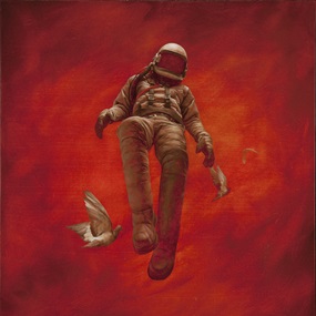 Red Cosmonaut by Jeremy Geddes