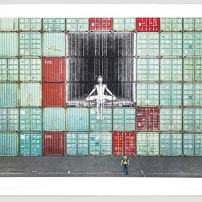 In The Container Wall, Le Havre, France, 2014 by JR