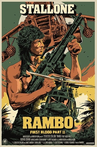 Rambo: First Blood Part II  by Francesco Francavilla