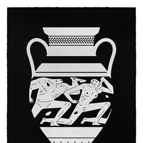 End Of Empire, Amphora (Black) by Cleon Peterson