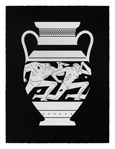 End Of Empire, Amphora (Black) by Cleon Peterson