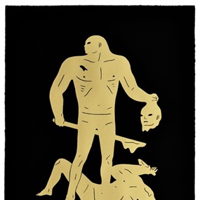 Judgment (Black & Gold) by Cleon Peterson