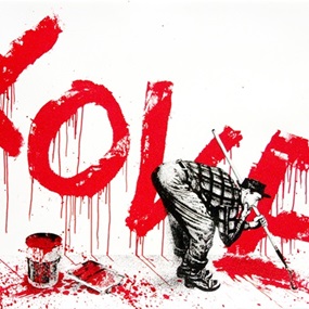 All You Need Is (Red) by Mr Brainwash