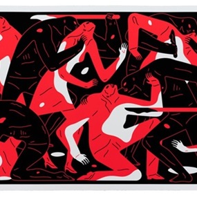 Poison In The Mind (Red) by Cleon Peterson