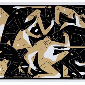 Poison In The Mind (Gold) by Cleon Peterson