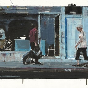 Waiting #207 (Monotypes) by Brett Amory