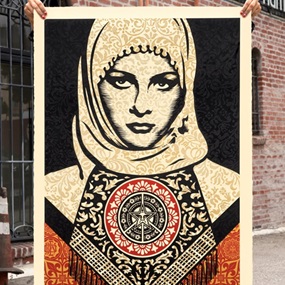 Arab Woman (Large Format) by Shepard Fairey