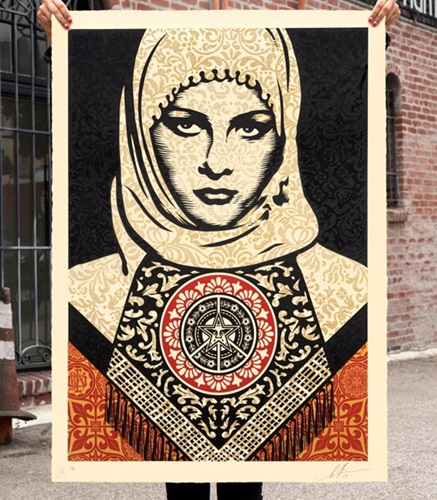 Arab Woman (Large Format) by Shepard Fairey