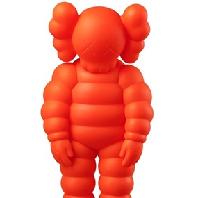 What Party (Sculpture) (Orange) by Kaws