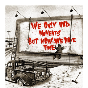 Now Is The Time (Red) by Mr Brainwash