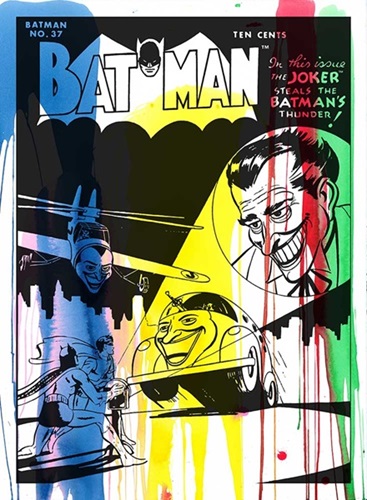The Joker - Comic Book Cover #1  by Mr Brainwash