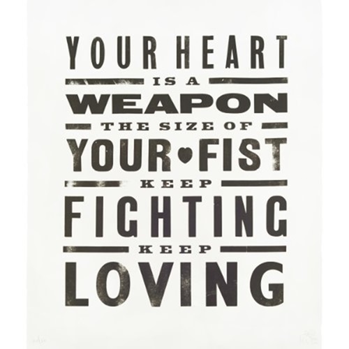 weapon fist size Your your is heart a the of