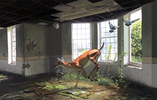 Afternoon Of A Faun  by Josh Keyes
