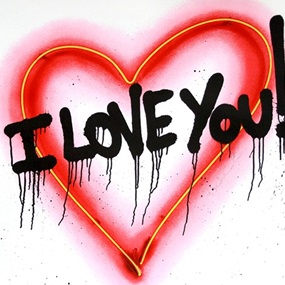 Speak From The Heart - I Love You! by Mr Brainwash