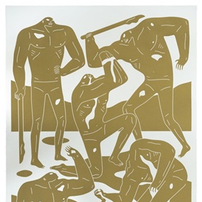 Mercenaries (Gold) by Cleon Peterson