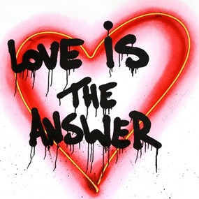 Speak From The Heart - Love Is The Answer by Mr Brainwash