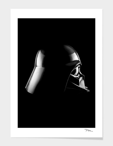 Dark Side - Vader (Large (50 x 70cm)) by Paul Hollingworth