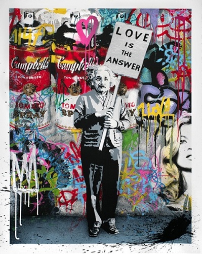 Love Is The Answer  by Mr Brainwash