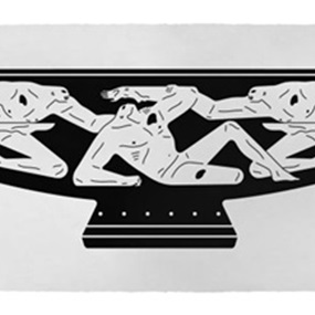 End Of Empire, Kylix (White) by Cleon Peterson