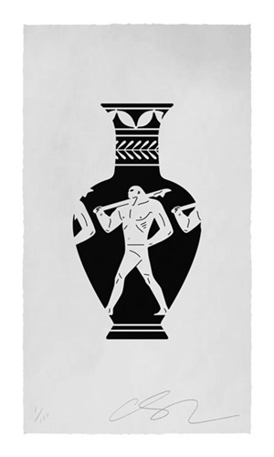 End Of Empire, Lekythos (White) by Cleon Peterson