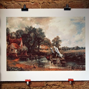Haywain With Cruise Missiles (Screenprinted Version) by Peter Kennard