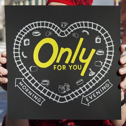 Only For You (22 x 22 Inch Edition) by Steve Powers