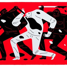 The Disappeared (Red) by Cleon Peterson