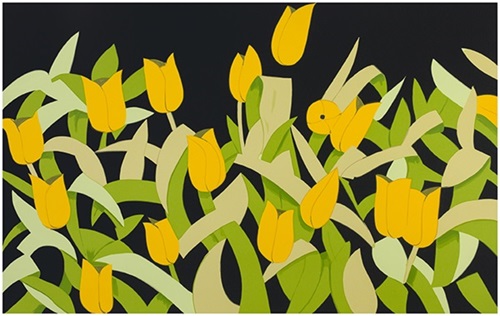 Yellow Tulips  by Alex Katz